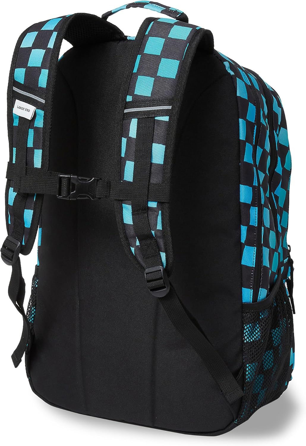 Lands' End Kids' ClassMate XL Backpack Tundra Ombre Check X-Large