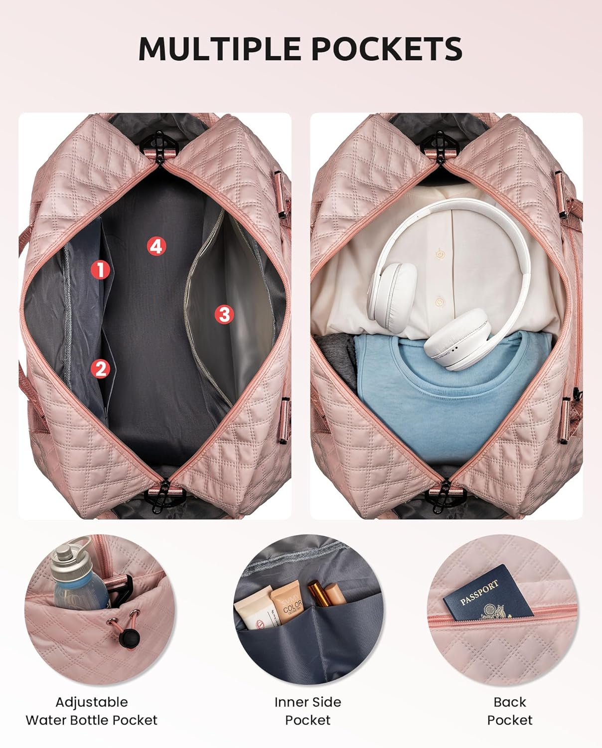 Trip Gifts for Mom From Daughter - 5 6 7 8 9 10 11 12 13 14 15 16 Year Old- Duffle Bag with Shoe