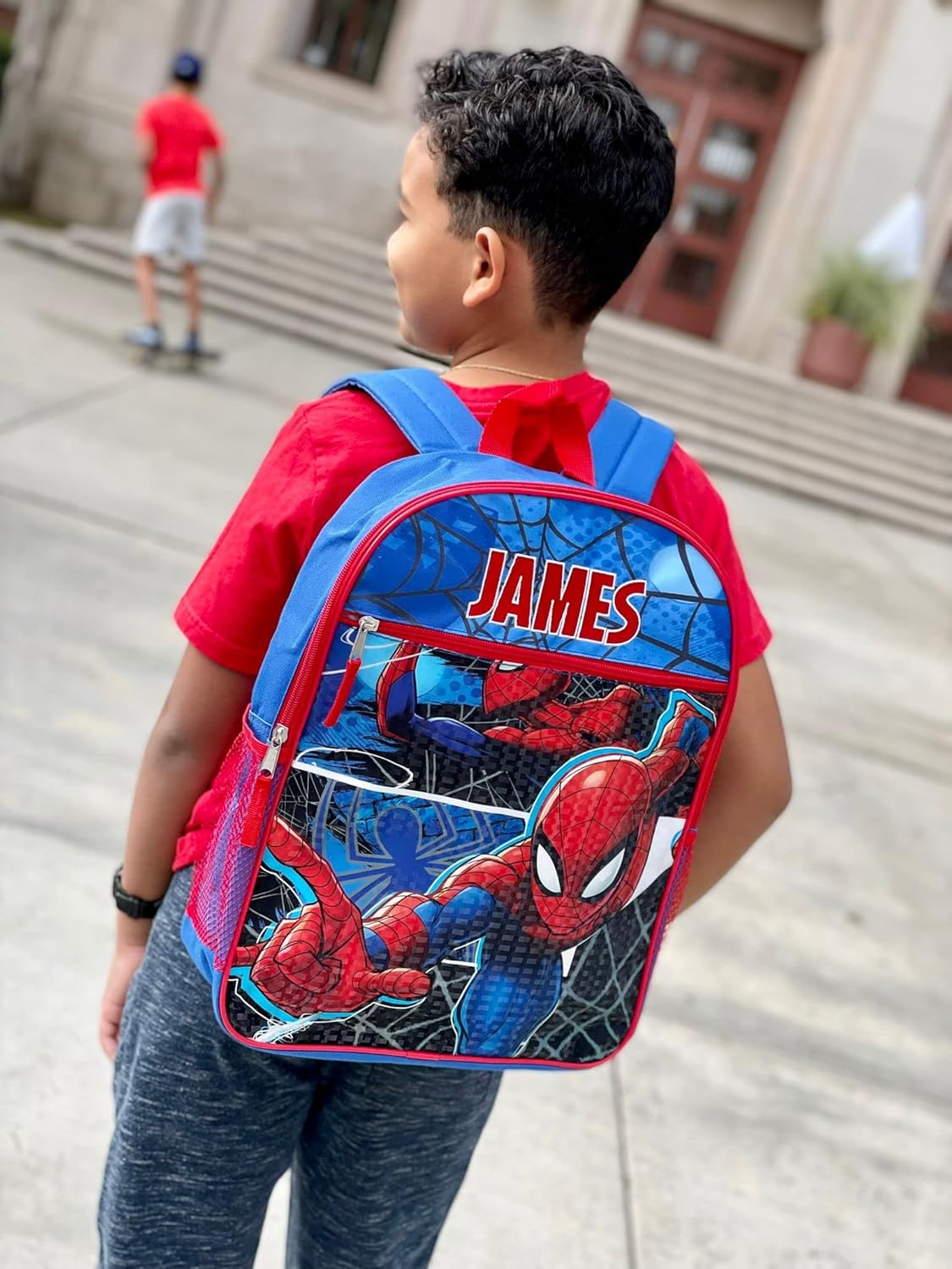 Personalized 16 Inch License School Backpack - Spider-Man