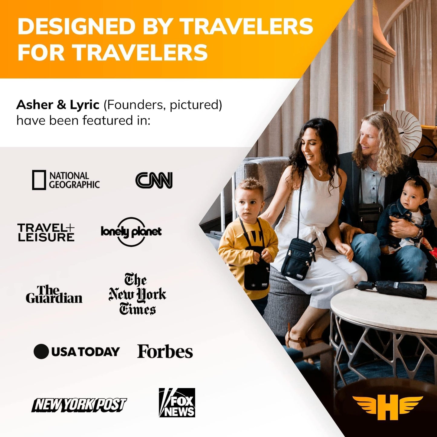 Hero International Travel Power Adapter – Universal Plug for Europe, UK, US, Asia, AUS, 100+