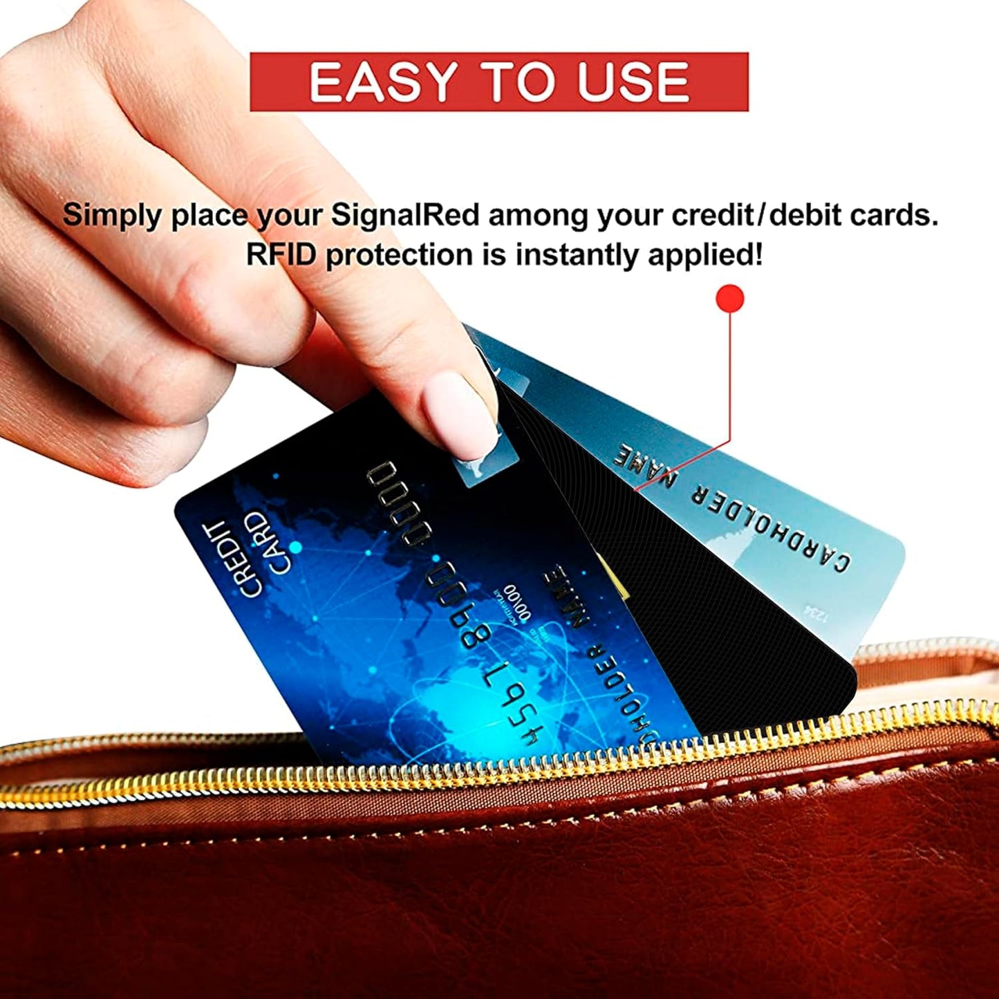 SaiTech IT 20 Pack RFID Blocking Card, One Card Protects Entire Wallet Purse, NFC Contactless Bank