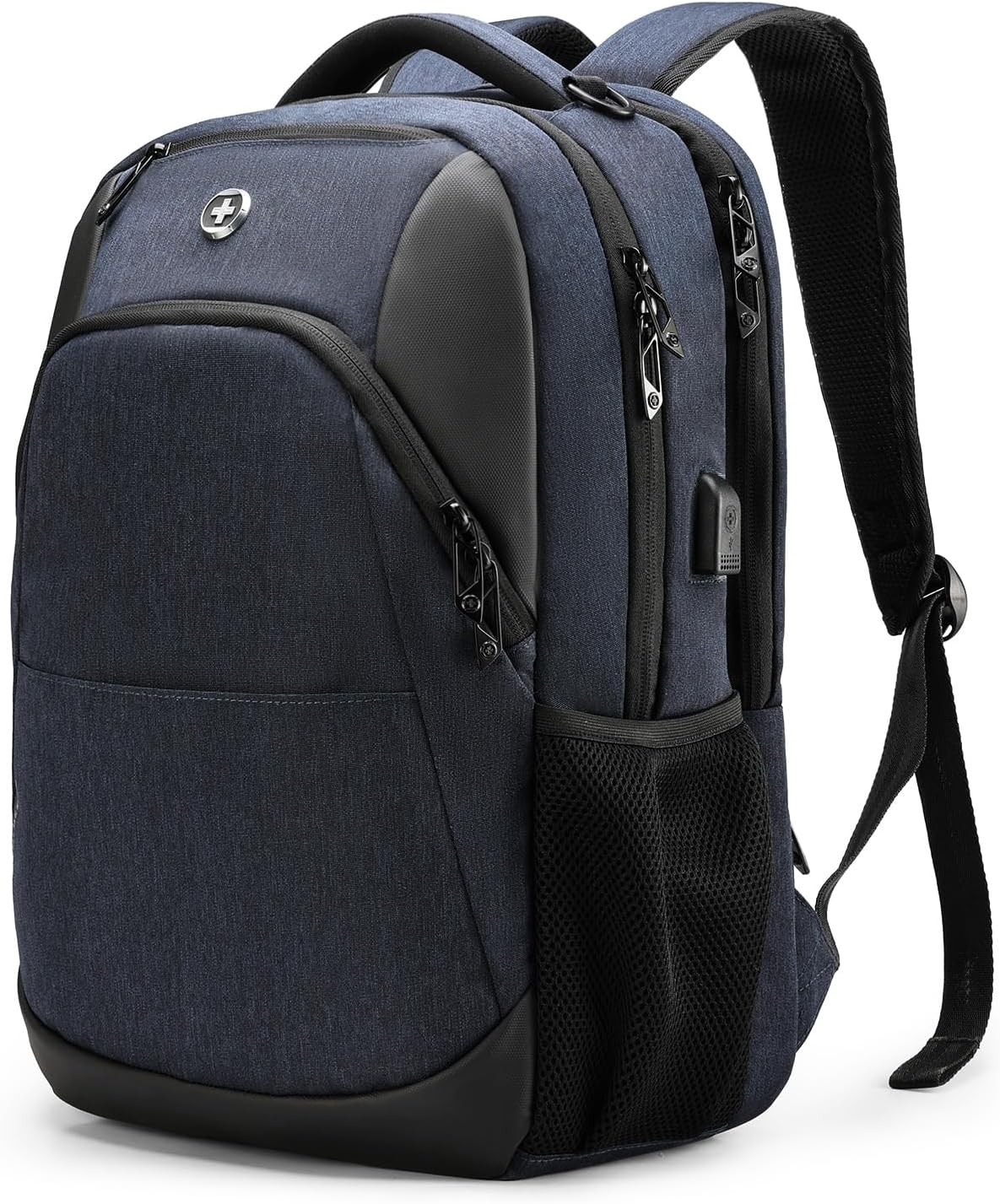 Swissdigital Design Travel Laptop Backpack for Men and Women, Business Backpack with USB Charging