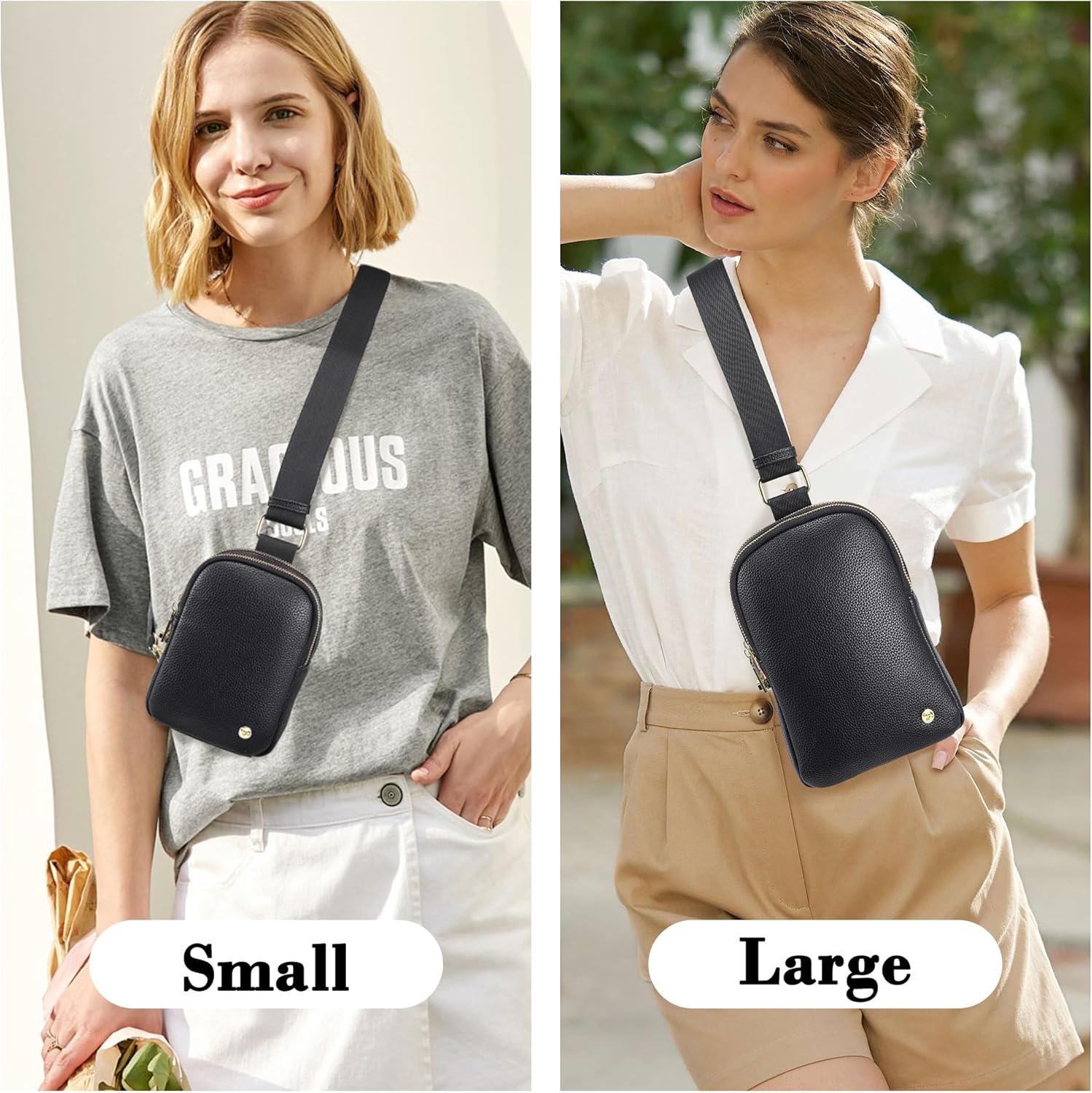 INICAT Travel Small Sling Bag Faux Leather Crossbody Bags Women Cross Body Bag Purses for Woman