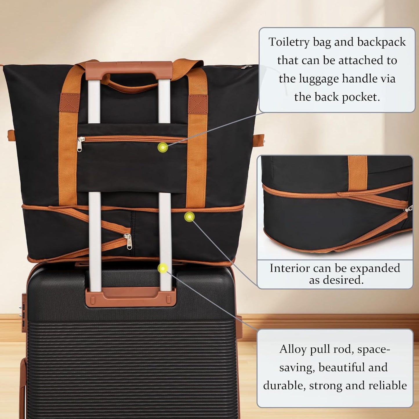 Luggage Sets 5 Piece with Spinner Wheels, Lightweight Hardshell Suitcases Set with Lock for Men and Women, Carry on Luggage Travel Set with Durable ABS Hard Case
