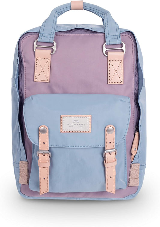Doughnut Macaroon Multicolor 16L Travel Backpack Ladies College Lightweight Commuter Casual Daypacks Bag Backpack