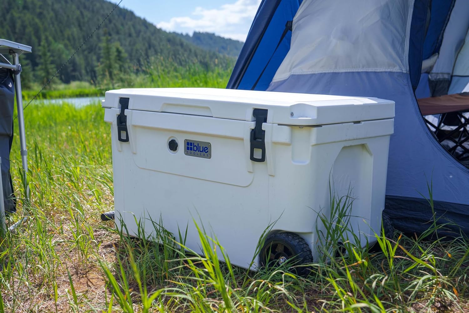 Blue Coolers Ark Series 100-110 Quarts, Roto-Molded Ice Cooler | Large Ice Chest Holds Ice up to 10