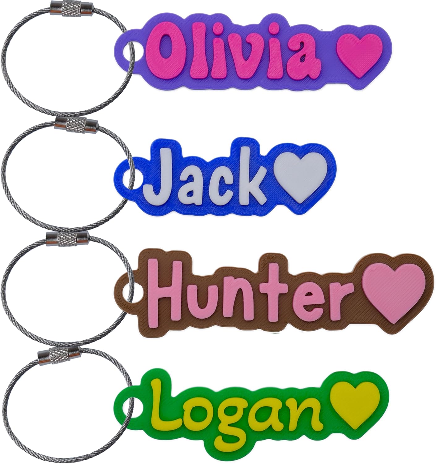 Custom Water Bottle and Bag Name Tag