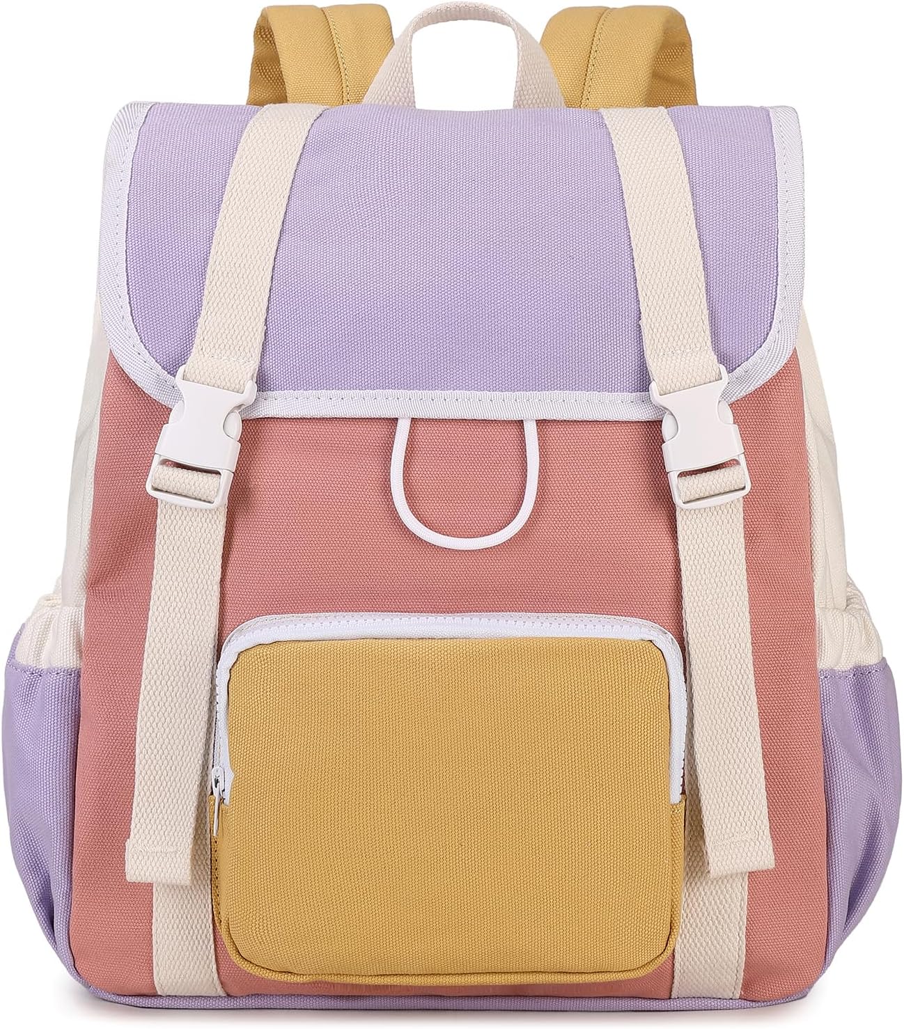 Travel Backpack For School Girls Kids Backpack Canvas Book for Women, Purple