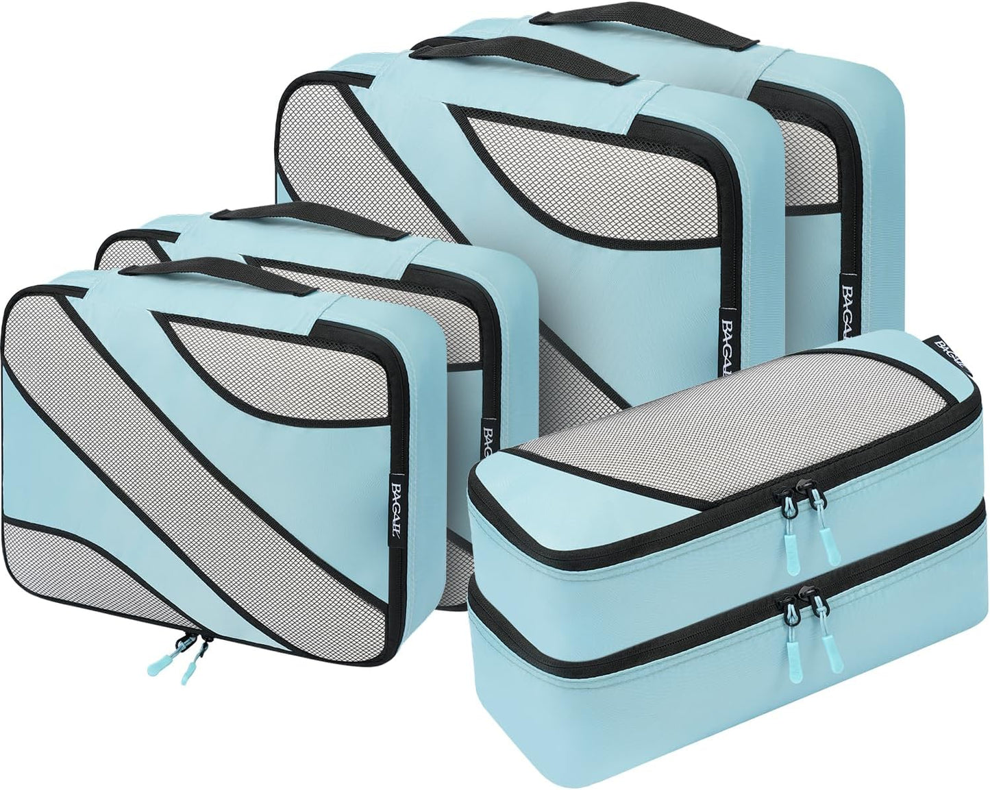 BAGAIL 6 Set Packing Cubes,Travel Luggage Packing Organizers