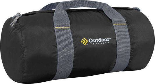 Outdoor Products Deluxe Duffel (Black, 12 in X 24 in)