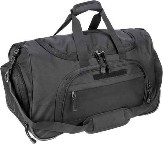 HYKING Gym Bag for Women & Men Tactical Duffle Military Weekender Work Out Lightweight Waterproof Sports Tote Shoe Pocket Black