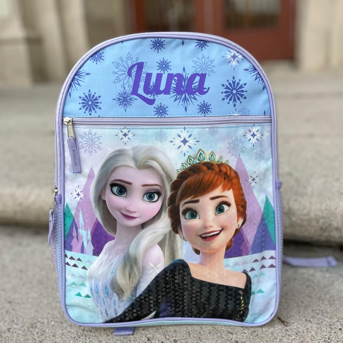 Personalized 16 Inch License School Backpack - Disney Frozen