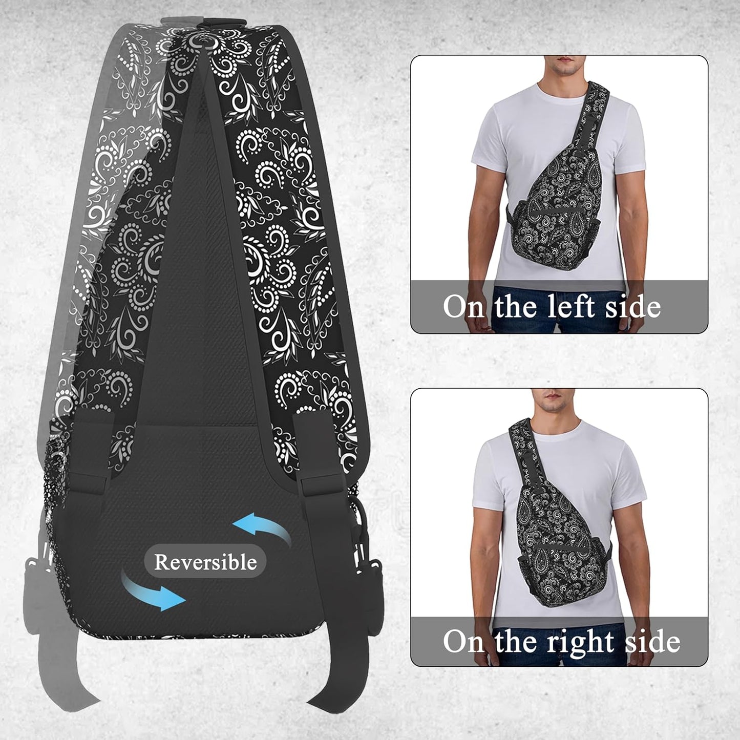 Sling Backpack Trendy Sling Bag Multipurpose Crossbody Sling Travel Hiking Crossbody Shoulder Backpack