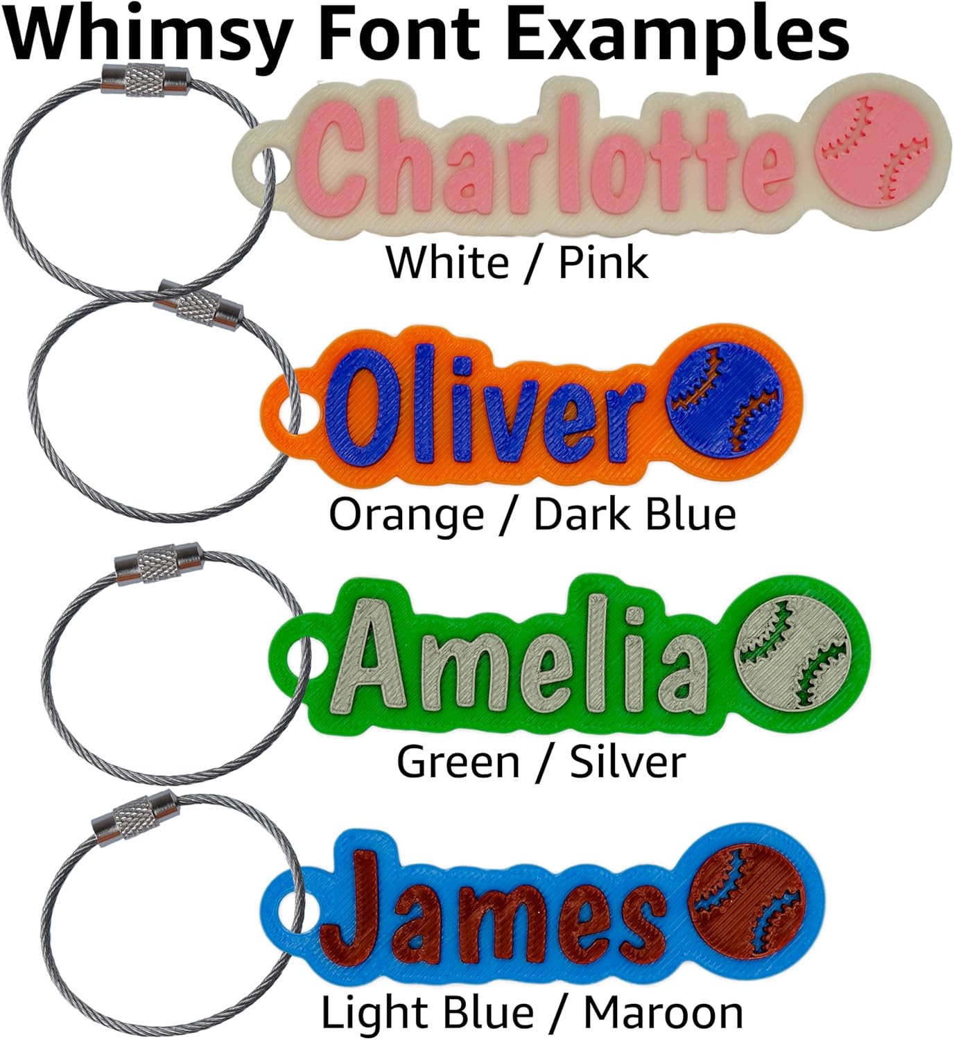 Custom Water Bottle and Bag Name Tag