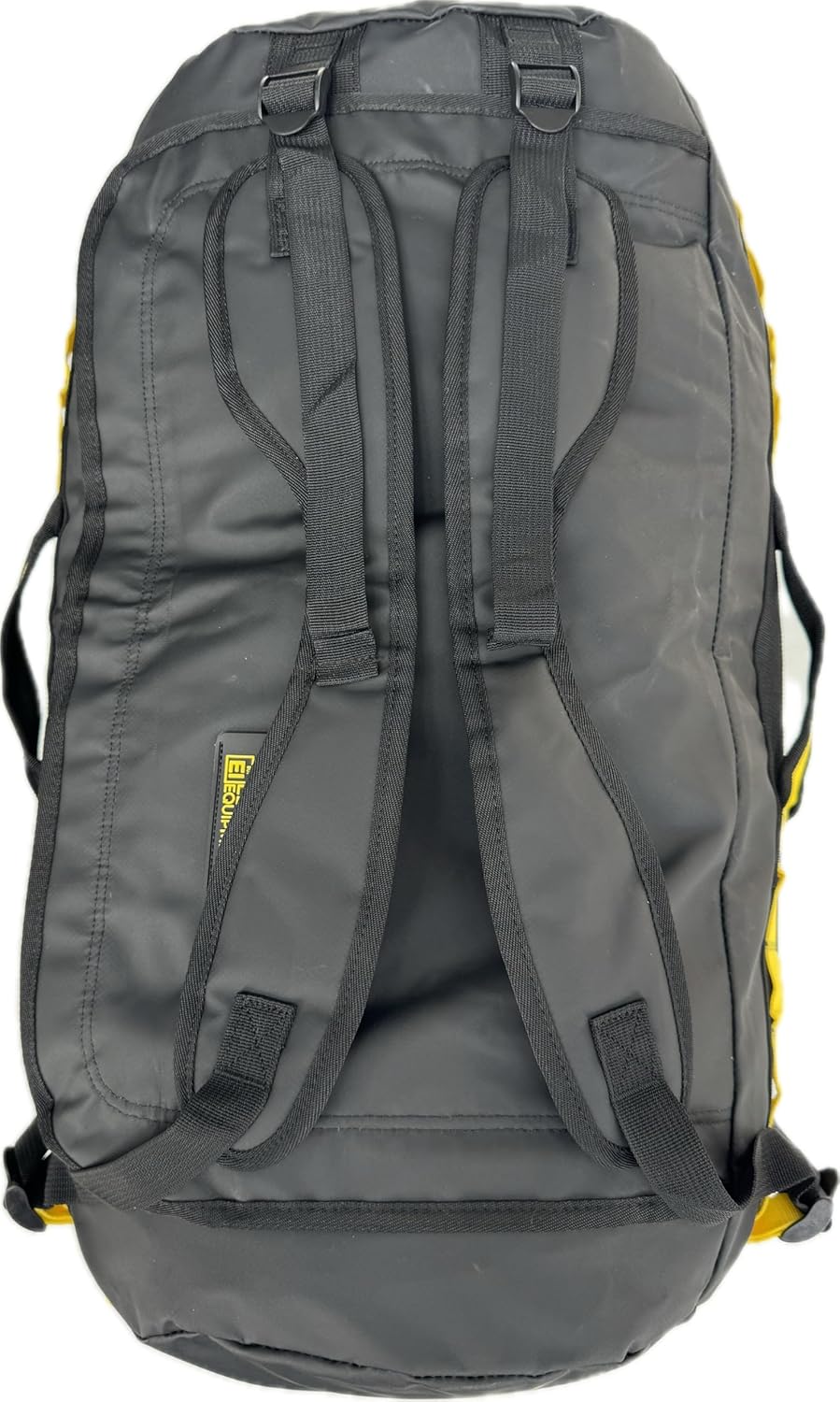 Element Equipment Trailhead Duffel Bag Shoulder Straps Waterproof Black/Yellow Small