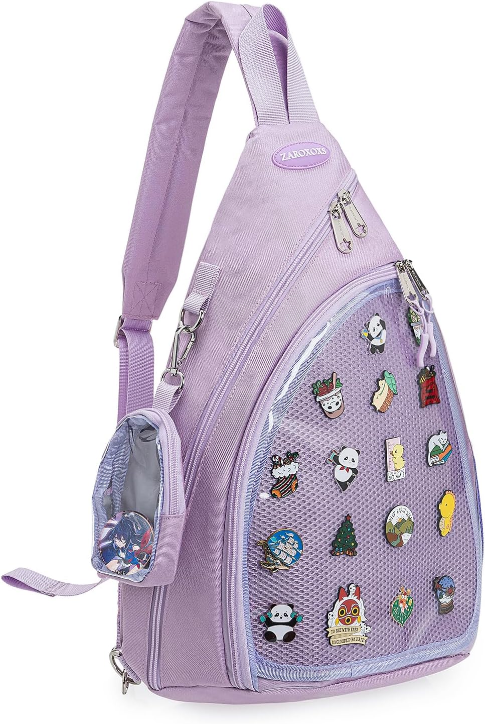 Mens Womens Oxford Ita Bag Pin Display Chest Pack Single Shoulder Bag Sport Backpack Packs Hiking
