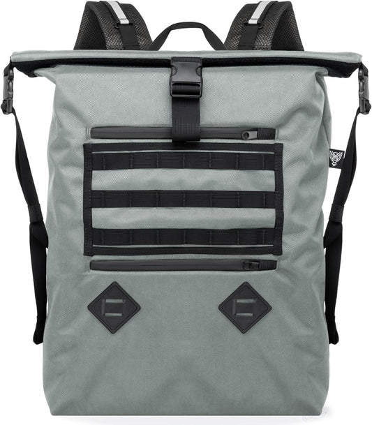 Xtreme Sight Line ~ AQUA RT ~ Large Water-Proof Faraday Backpack for Laptops, Tablets, and Mid-Size Electronics ~ Tracking/Hacking Defense ~ Silver
