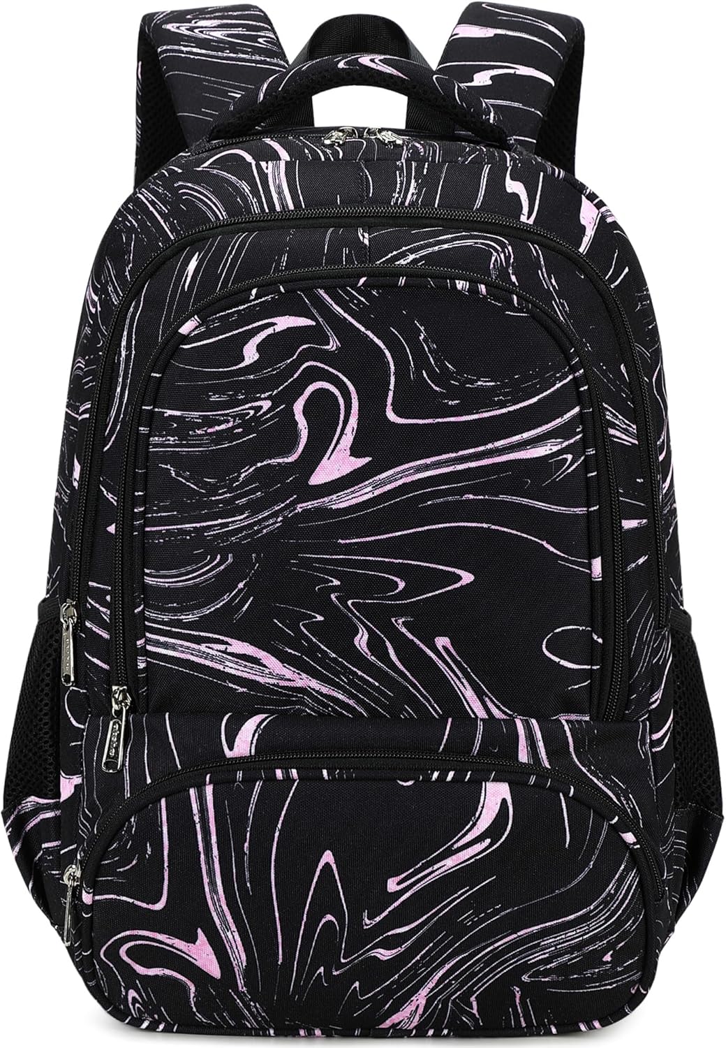 abshoo Lightweight Kids Backpack For School Girls Teens Bookbag Kindergarten Elementary School Bags (Marble Black)