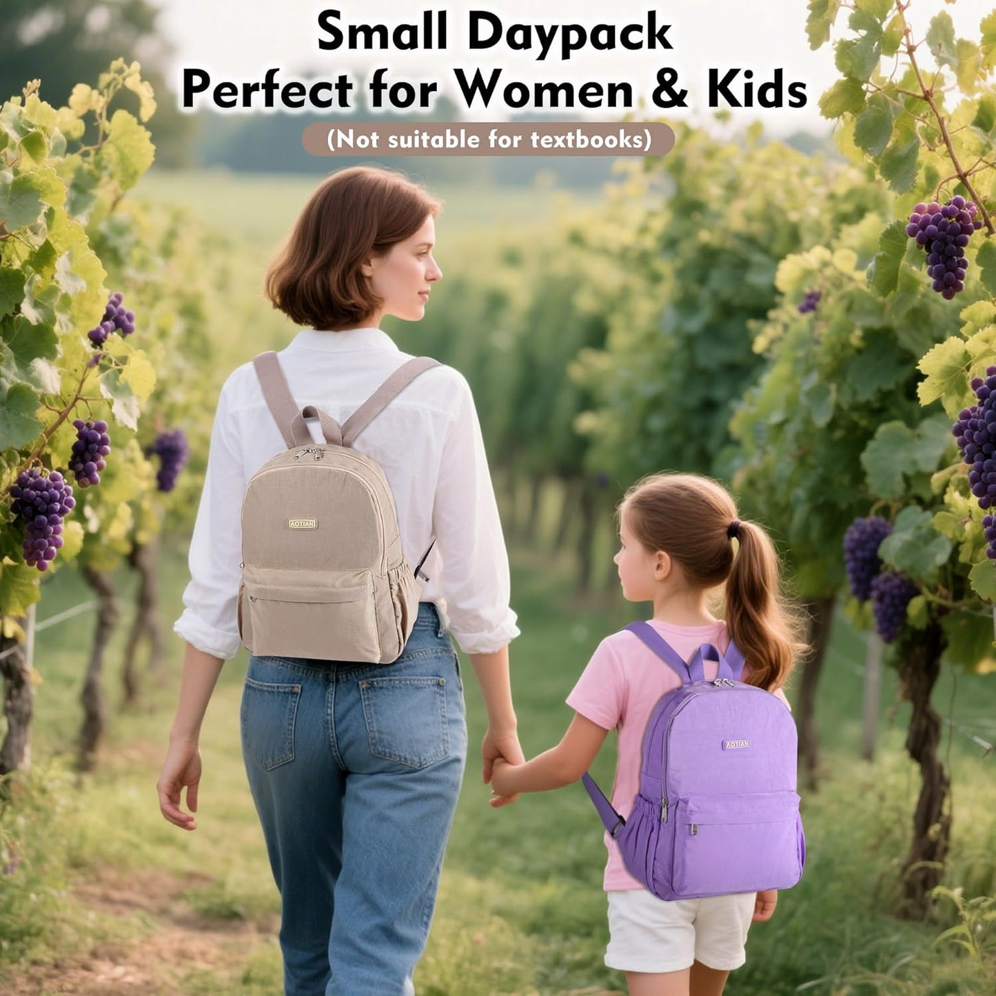 AOTIAN Lightweight Small Hiking Backpack for Women - Durable Water-Resistant Daypack for Travel, Camping & Outdoor Adventures