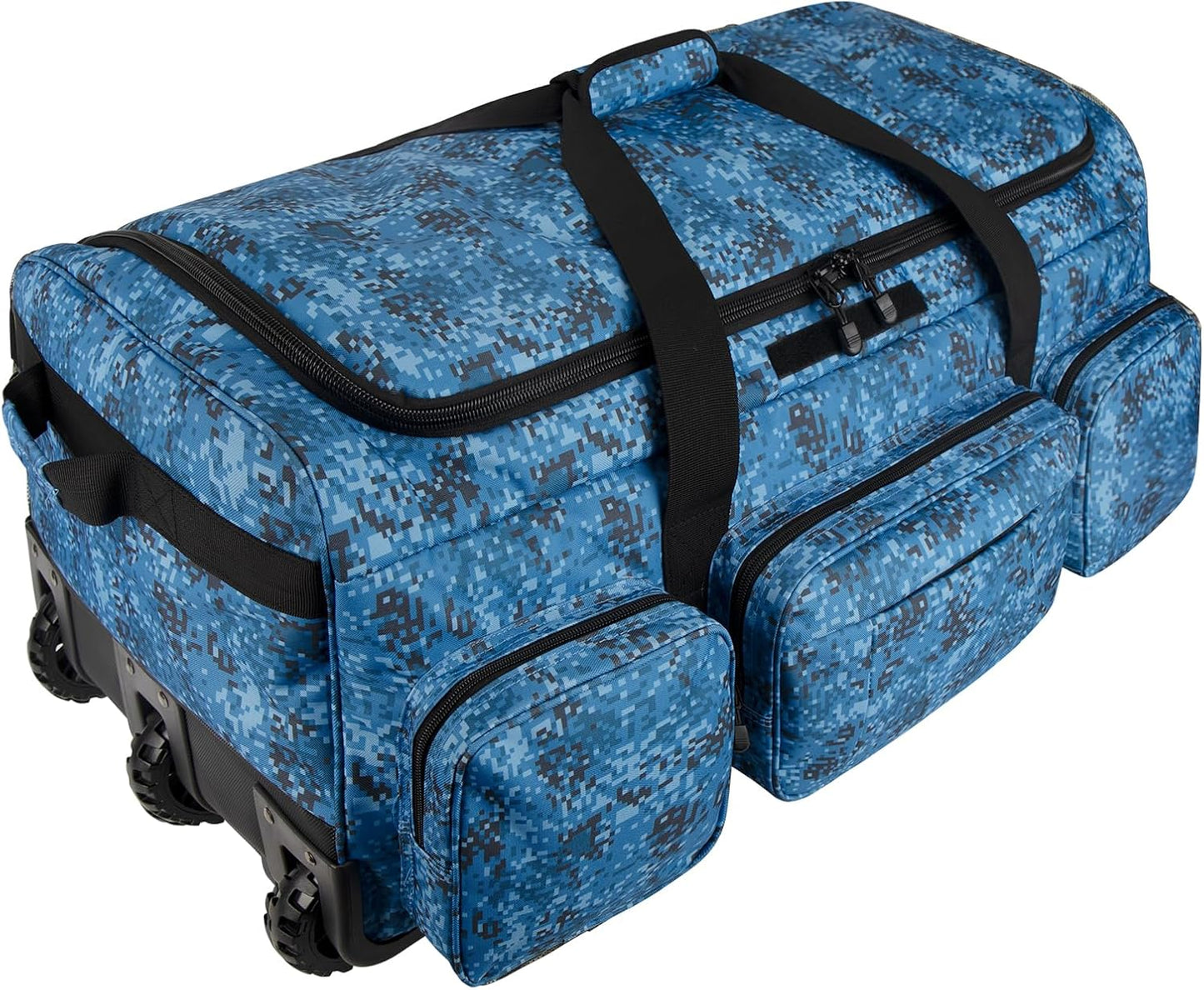 Rolling Duffle Bag with Wheels, 120L Military Luggage Bag for Travel,Large Tactical Heavy Duty Duffel Bags for Deployment Camping Sporting & Outdoor Adventures