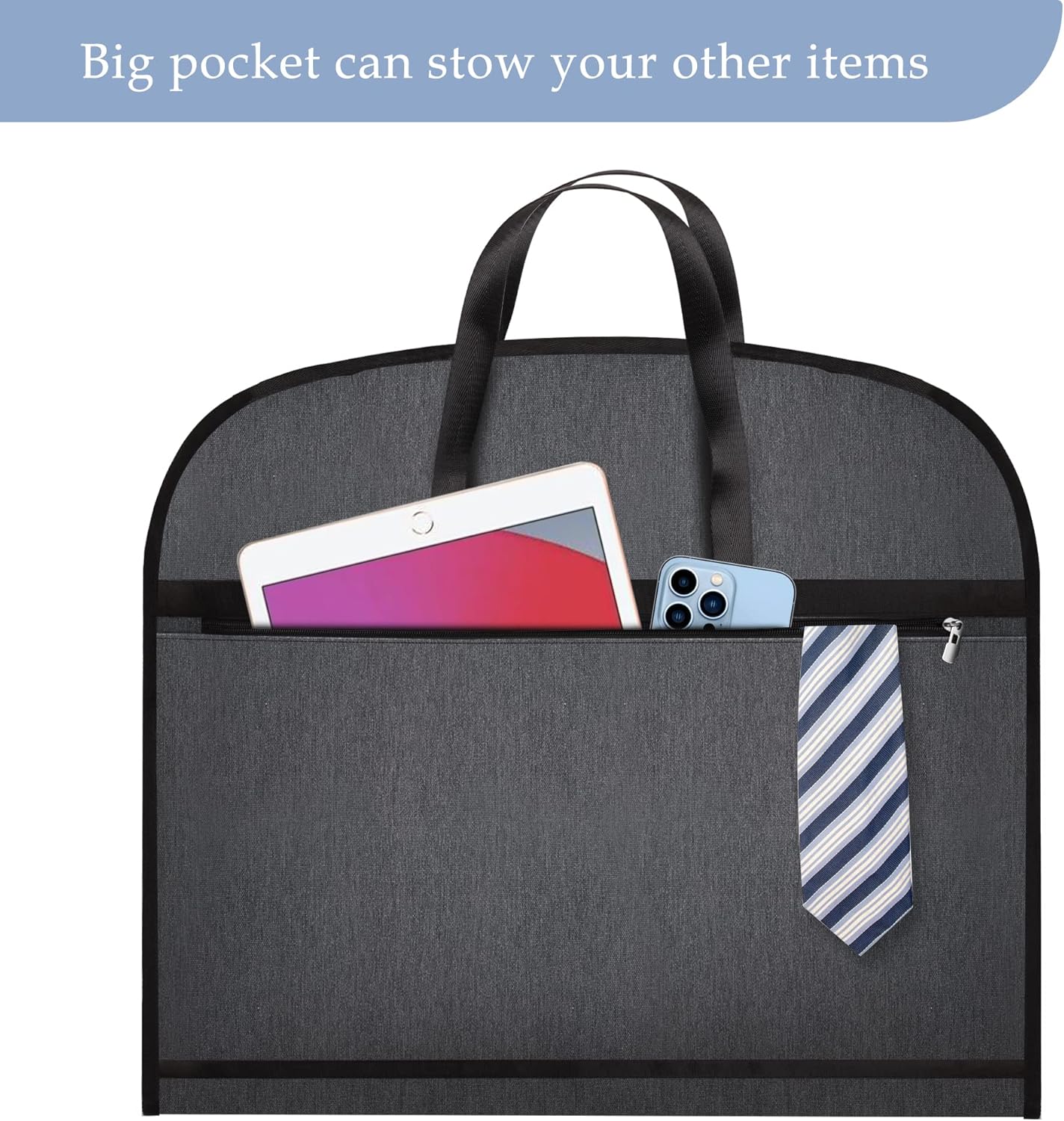 Heavy Duty Waterproof Garment Bag for Travel, Tear Resistance Suit Bag for Men Travel for Suits