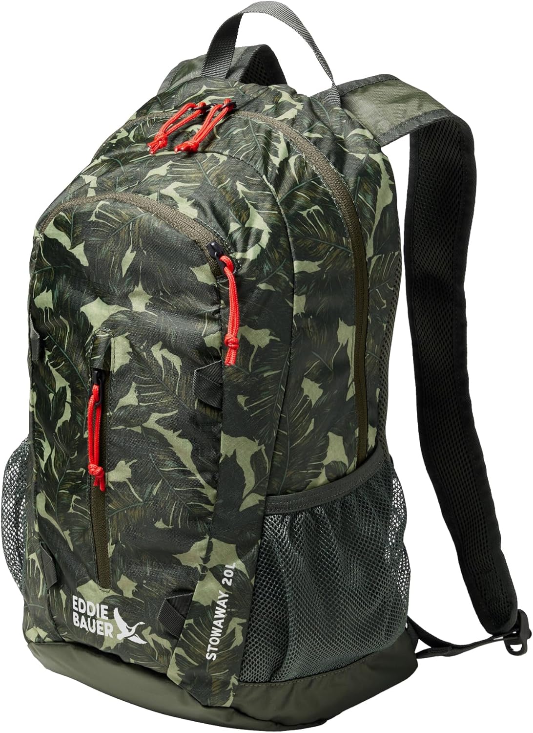 Eddie Bauer Stowaway Packable 20L Backpack-Made from Ripstop Polyester, Dark Loden, One Size