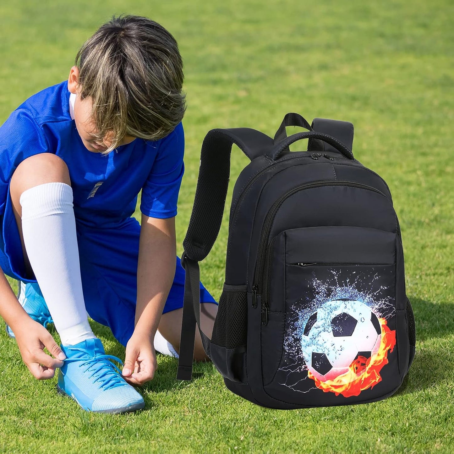 LEDAOU School Backpack for Boys Girls Kids Bookbag Elementary Primary Middle School Bag Travel Back