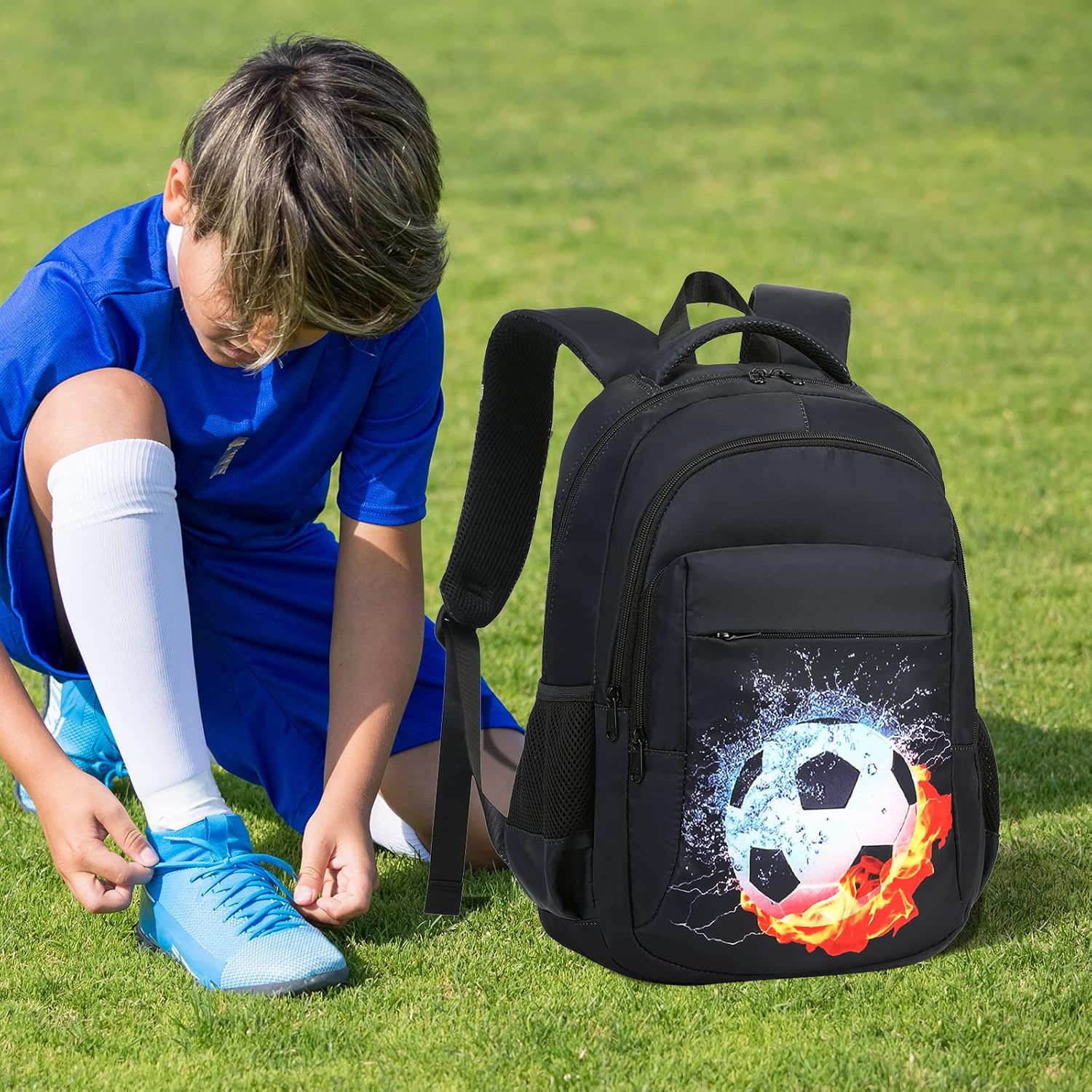 LEDAOU School Backpack for Boys Girls Kids Bookbag Elementary Primary Middle School Bag Travel Back