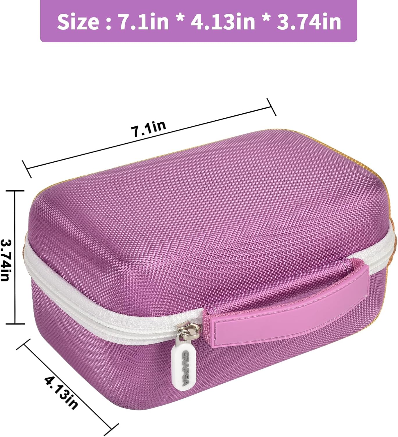 Case Compatible with Anker Prime Power Bank, 27,650mAh 3-Port 250W& for Prime USB C Charging Station, Storage Travel Holder for Anker Prime Charging Base, Portable Chargers, Cable-Purple (Box Only)