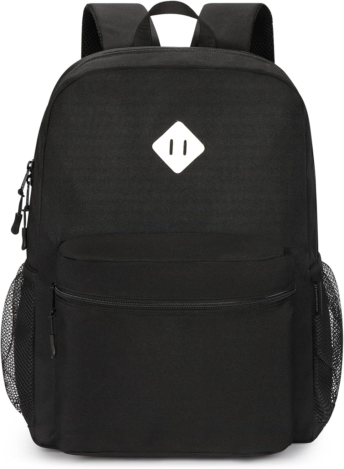 STEAMEDBUN Black Backpack for School,Teens Boys Backpack for Elementary School Bag