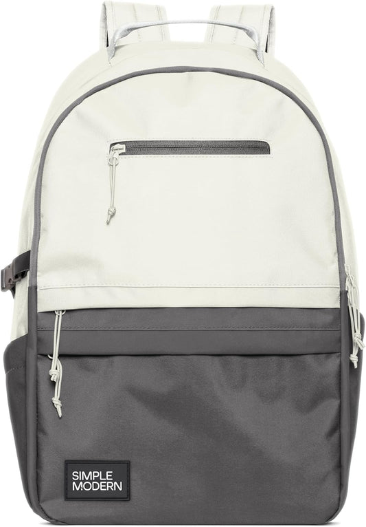 Simple Modern Ellis Backpack for School | Large 25L Elementary Middle and High School Bookbag for Kids and Teens | Girls and Boys | Ice Granite