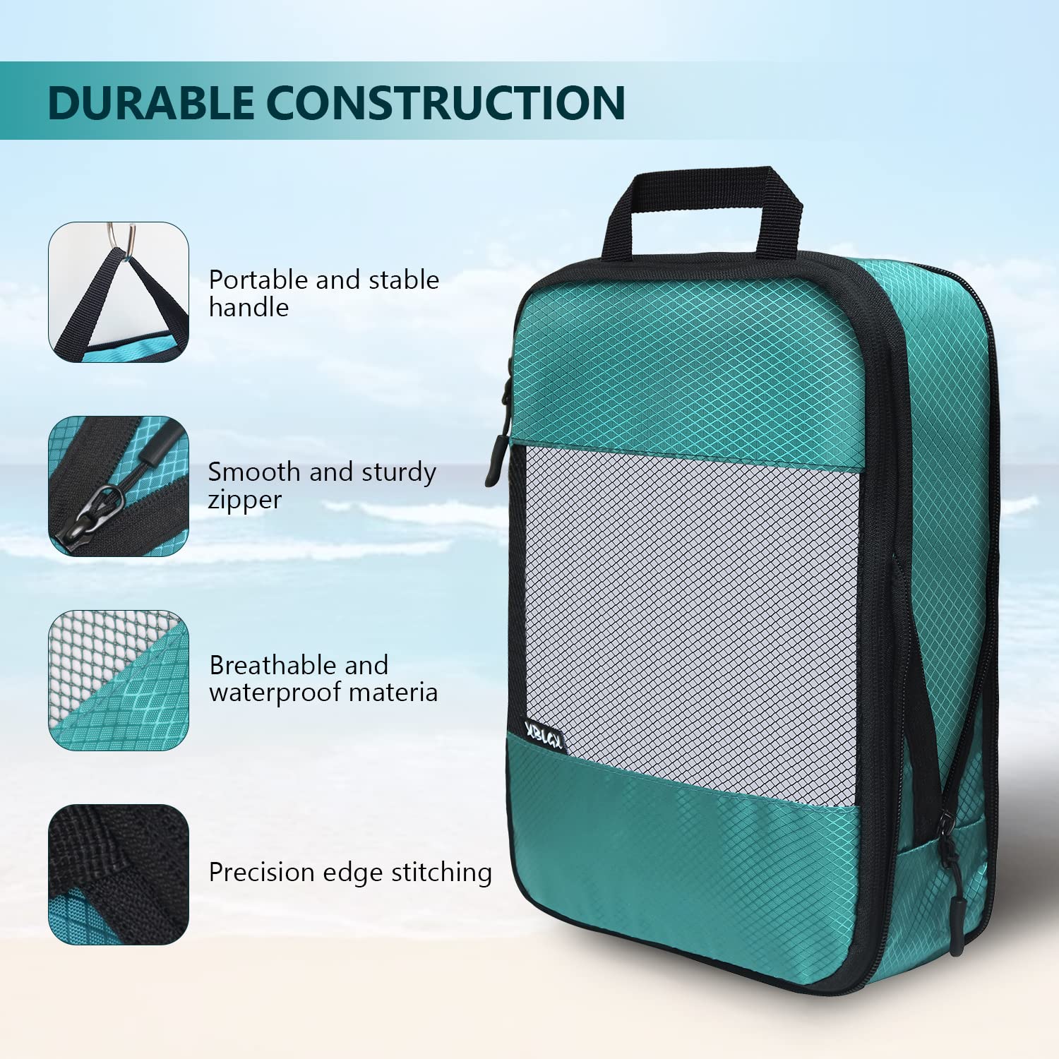 Compression Packing Cubes for Suitcases,5 Set Travel Essentials, Lightweight Luggage Organizer