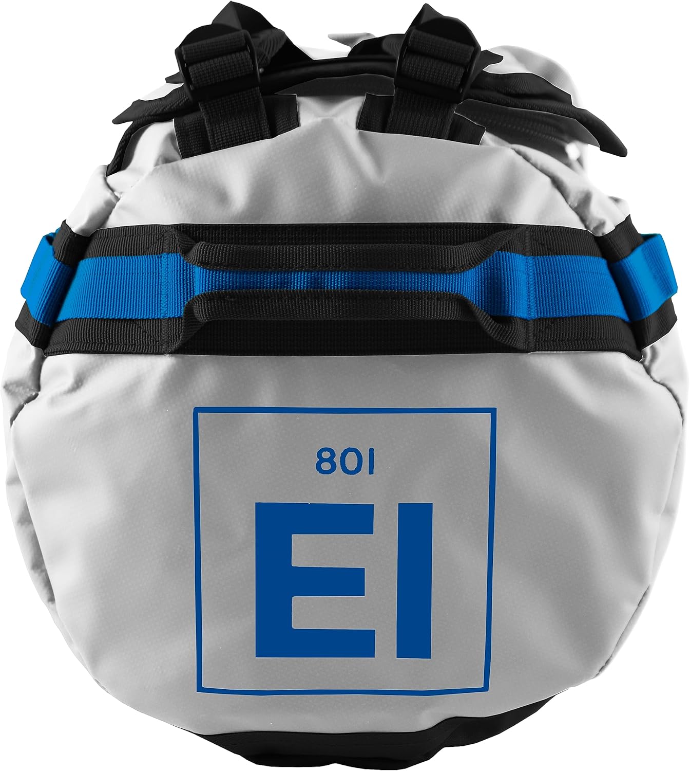 Element Equipment Trailhead Duffel Bag Shoulder Straps Waterproof Light Grey/Blue Large