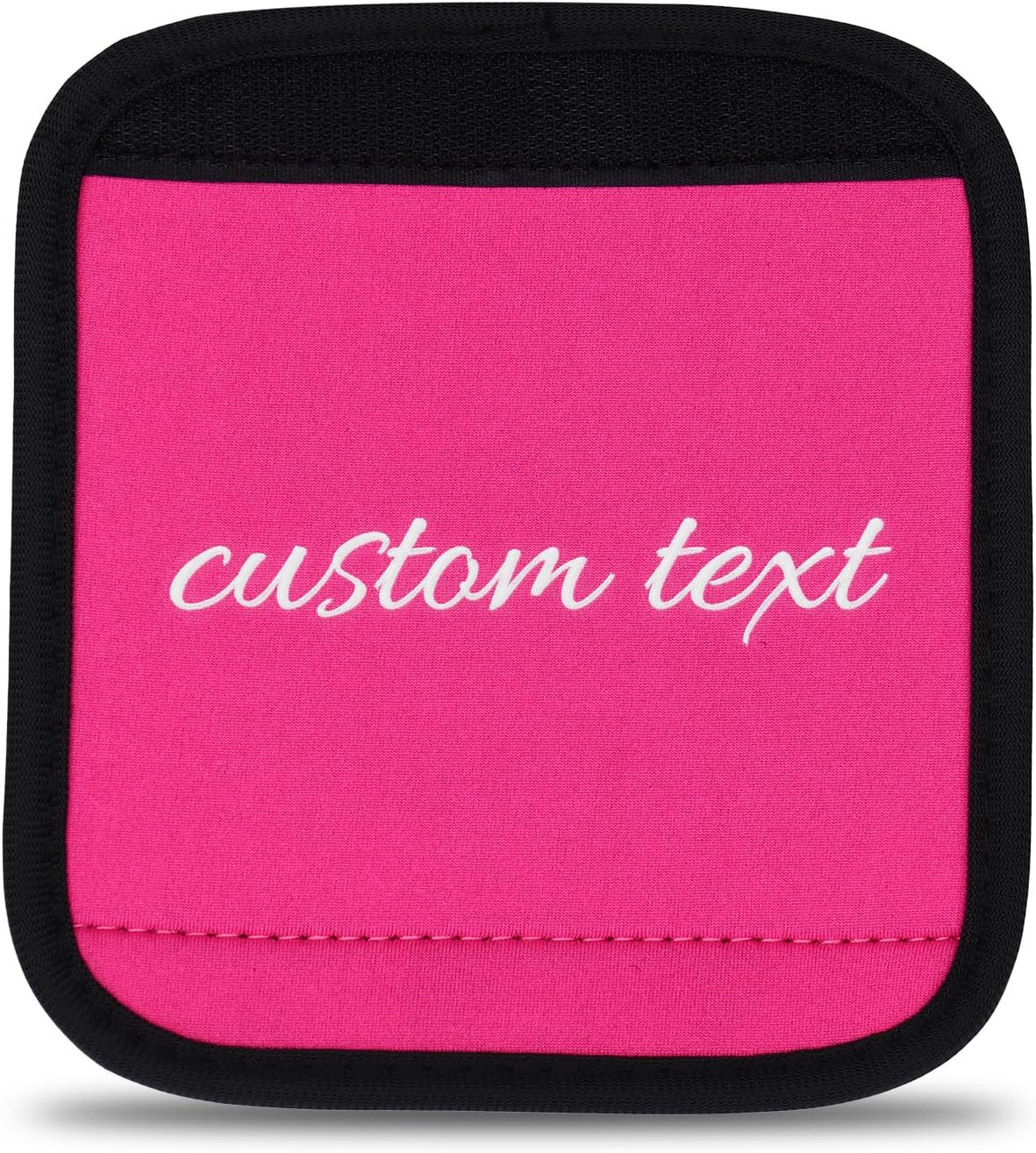 Luggage Handle Wraps Personalized Custom Embroidered Name for Suitcase Travel Luggage Identifiers/Tags/Marker/Grips (Blue)