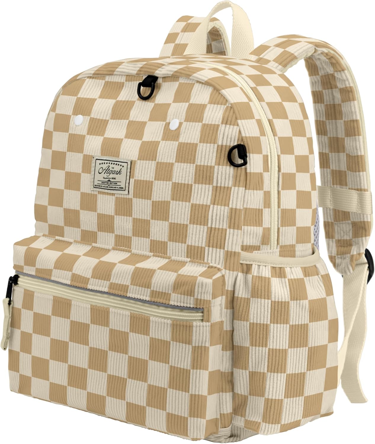 Corduroy Kids Backpack for Boys Girls 6-10: Girls Backpacks for Elementary Kindergarten 15” H Fit