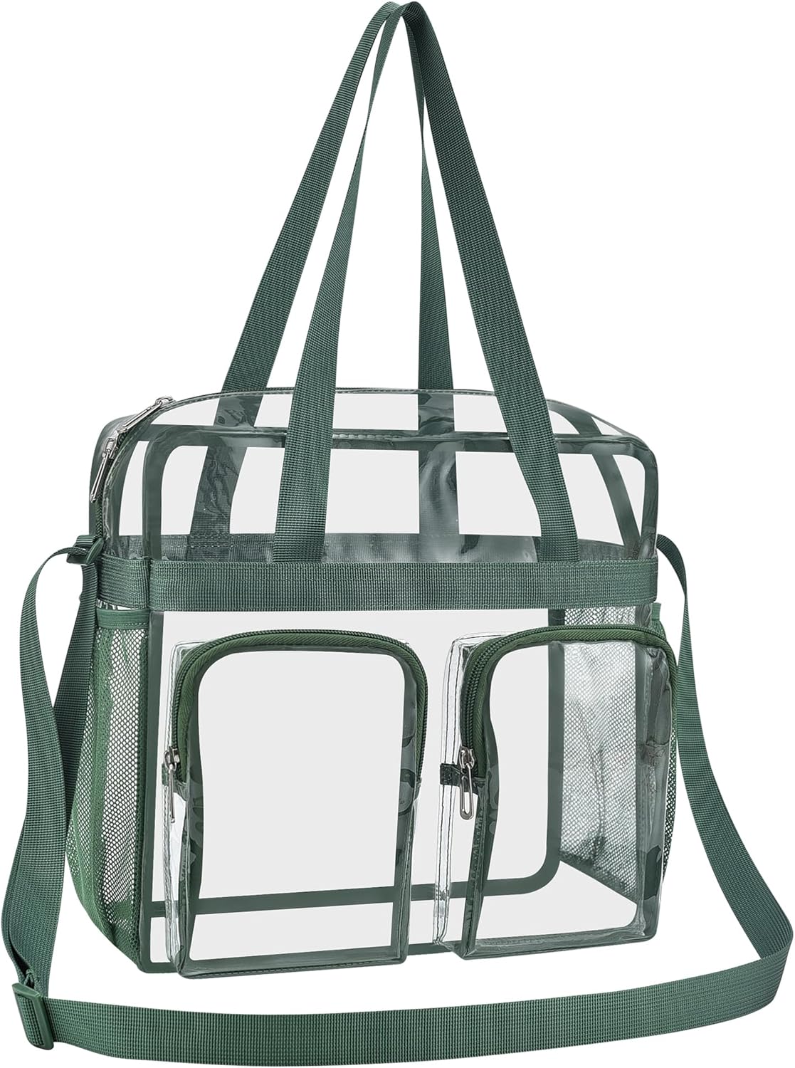 Oraben Clear Bag for Stadium Events 12x6x12 Clear Tote Bag for Women Transparent Lunch Bag for Work Sports Concert