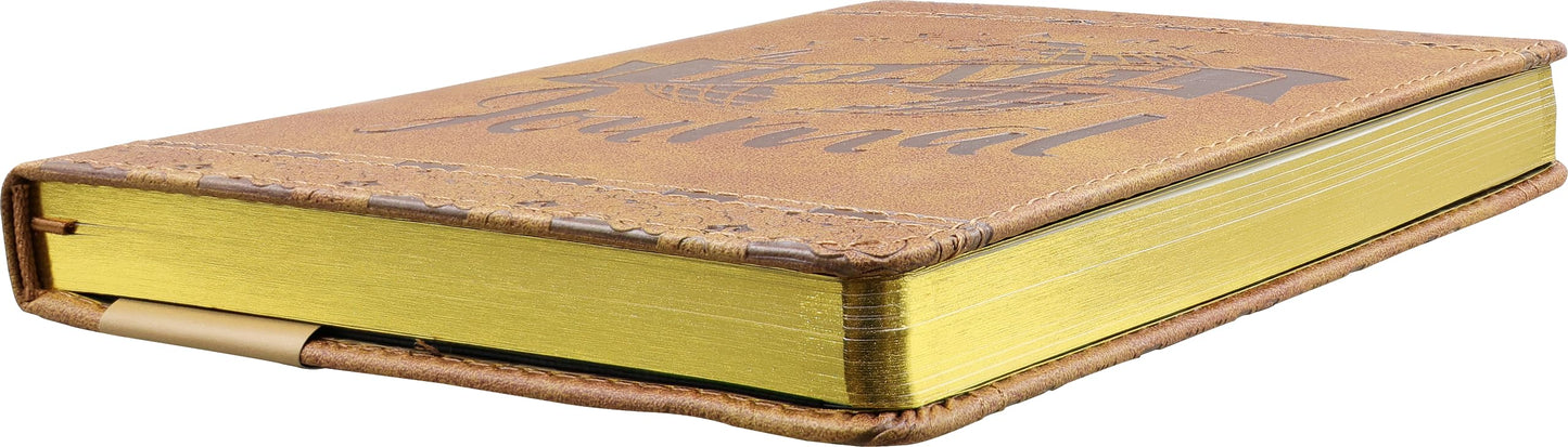 Page-A-Day Artisan Travel Journal (Diary, Vegan Leather Notebook)