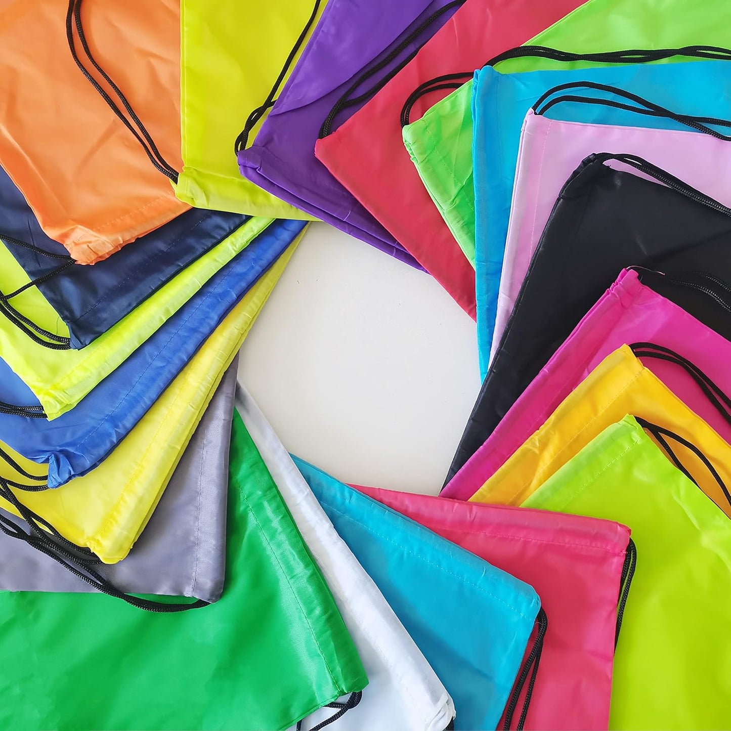 300 Pieces Drawstring Backpack Bags Sports Sackpack Bulk Cinch Gym Bag For Women Men Outdoor Sports