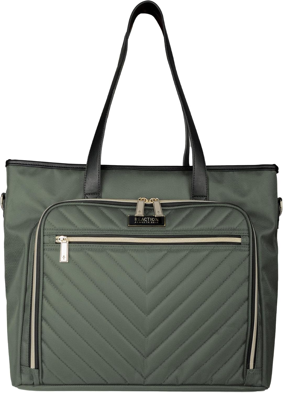 Kenneth Cole REACTION Chelsea Quilted Chevron 15" Laptop & Tablet Business Tote with Removable