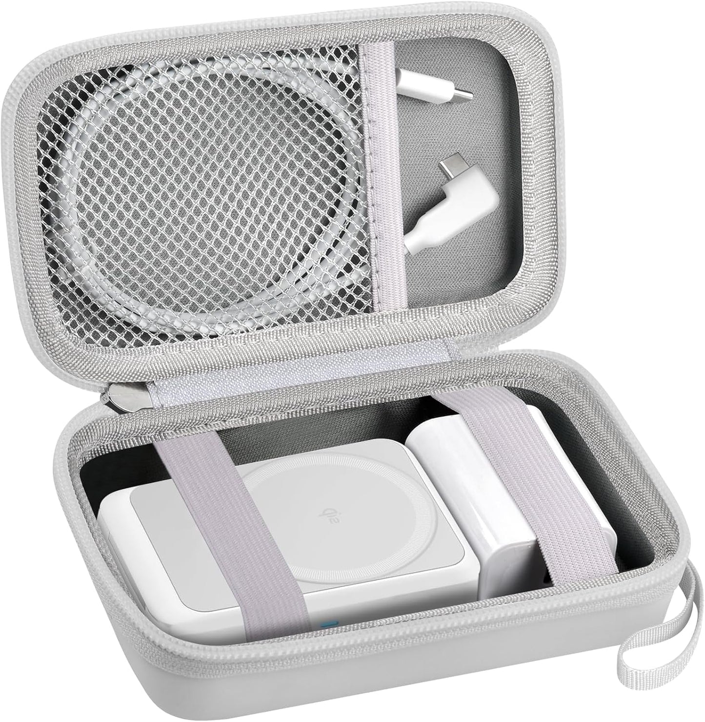 Case for Anker MagGo for Ucomx 3-in-1 for MagGo UFO Charging Station,for Augnner for Iseyyox for Apple MagSafe Duo for LISEN Wireless Charger Foldable Magnetic Charging Stand Storage Box- White