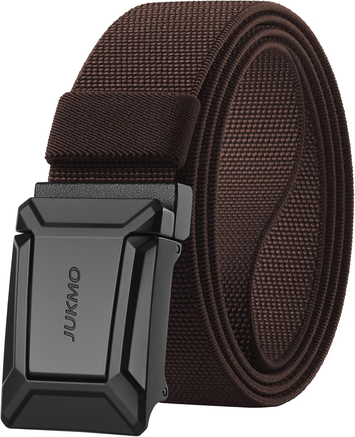 JUKMO Stretch Tactical Belt for Men, Military Work Rigger Hiking 1.5" Elastic Nylon Web Ratchet