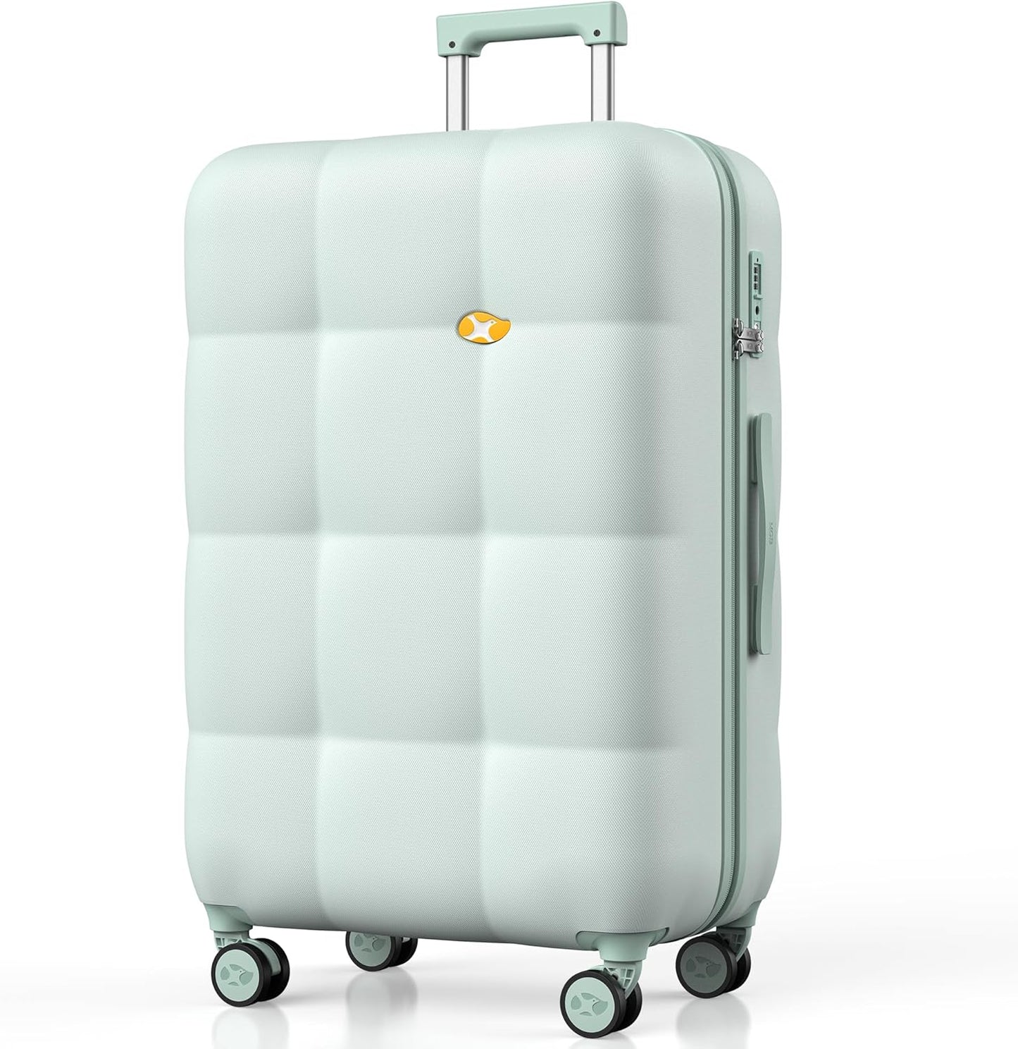 MGB 28 Inch Luggage, Hardside Checked Suitcase with Spinner Wheels, Lightweight PC Hard Shell Travel Luggage, TSA Approved Lock, Large Suitcase for Business & Travel–Aquamarine