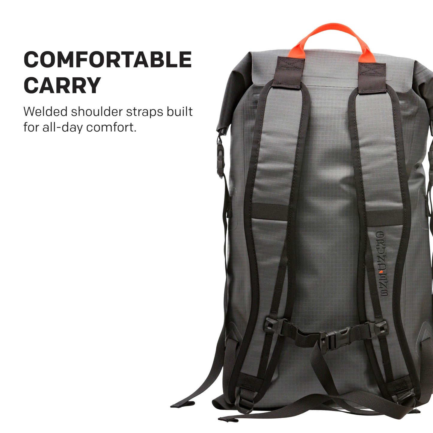 Grundéns Bootlegger Roll Top Backpack - Waterproof Pack, Anchor