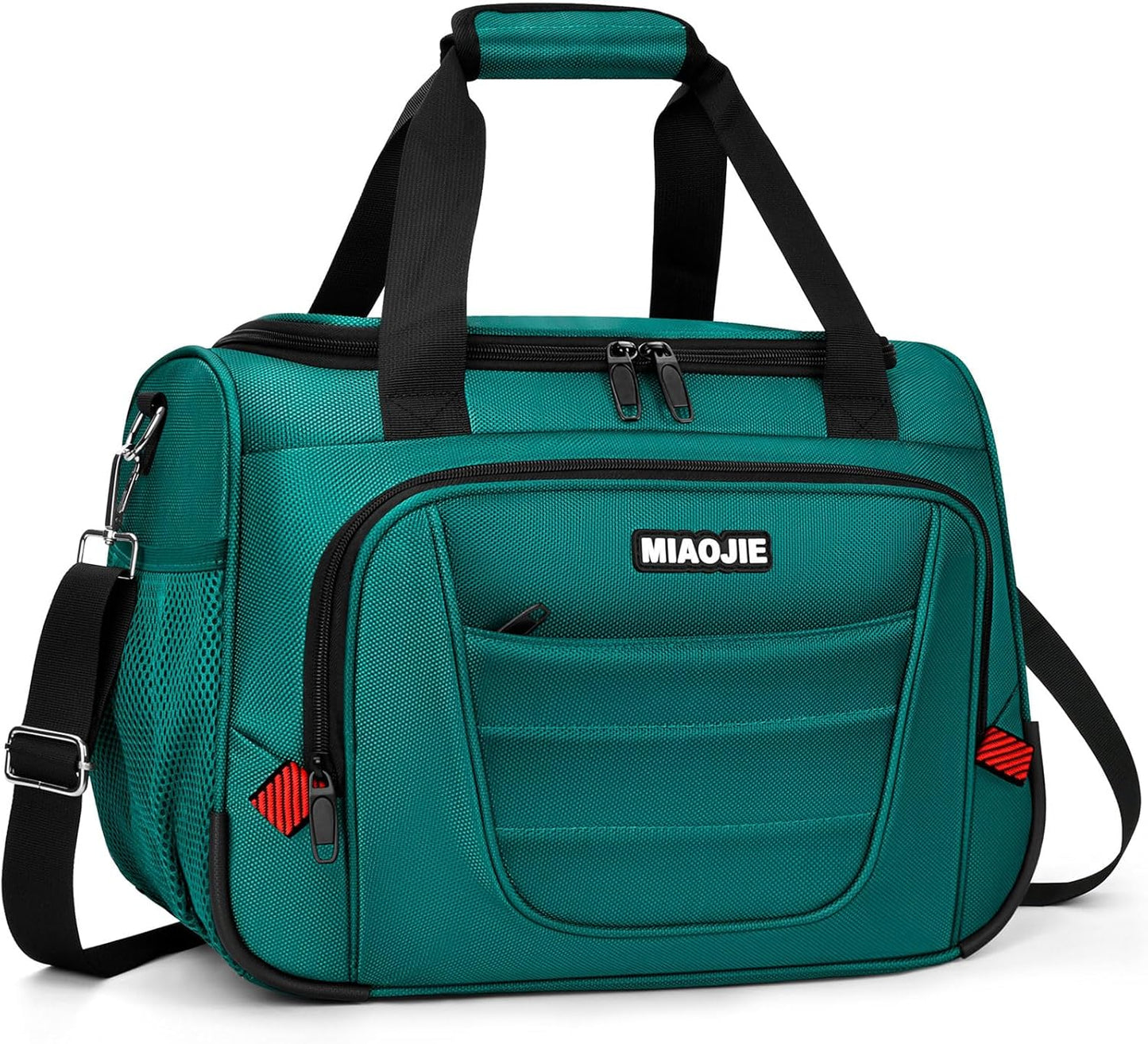 Underseat Carry On luggage Bag Airplanes Personal Item Bags, Gym Bag for Men Weekender Overnight Travel Tote Bag Shoulder Small Softside Carry on Luggage Travel Duffel Bags For Men,16 IN Peacock Green