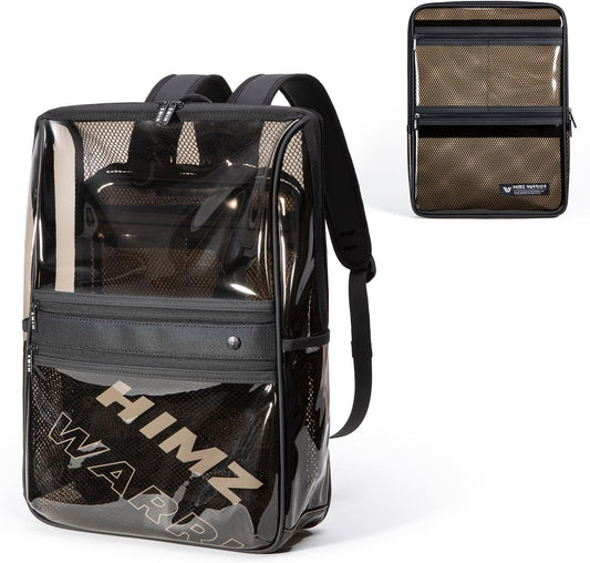 Heavy Duty Clear Backpack 14inch Laptop Bag See Through Backpack with Reinforced Straps, Stadium Approved for Sports & Concerts