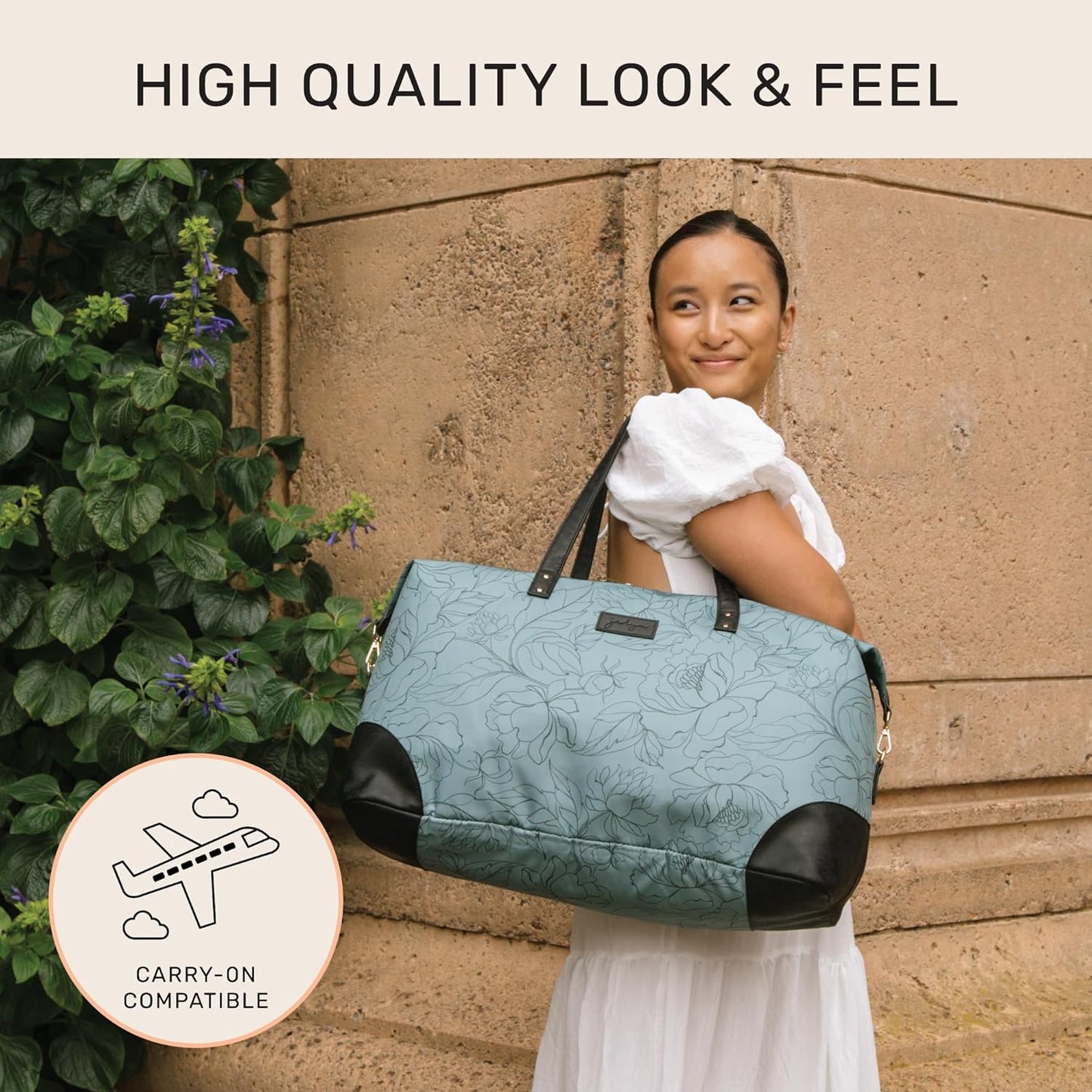 Jadyn Luna Women's Weekender Bag and Travel Duffel, Large 37 Liter Capacity