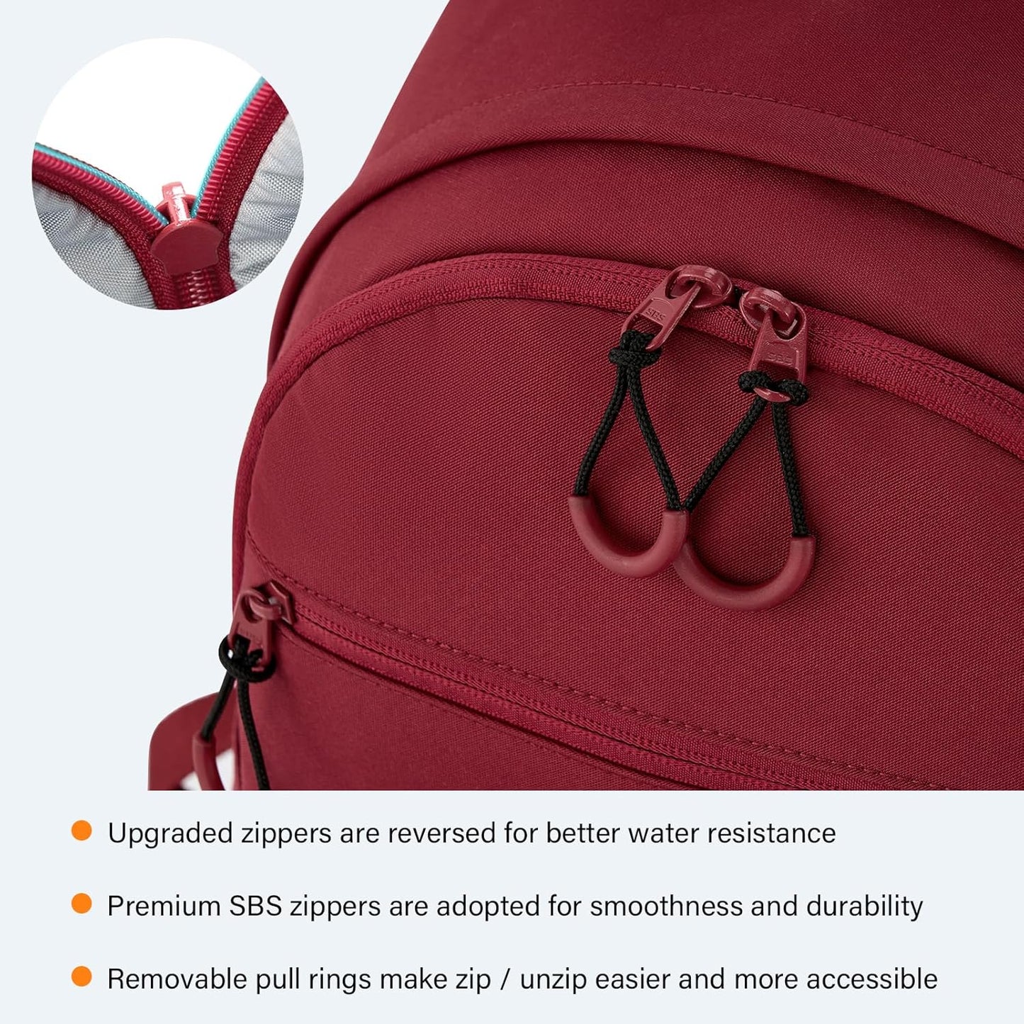 Carry On Travel Backpack For Women, 18 Inch Water Resistant Large Backpack Lightweight Bookbag For