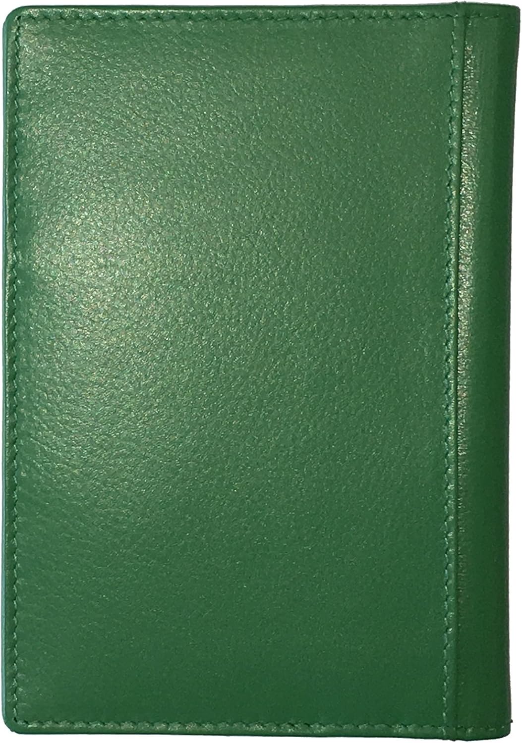 Personalized Monogrammed Emerald Green Leather RFID Passport Wallet and 2 Luggage Tags