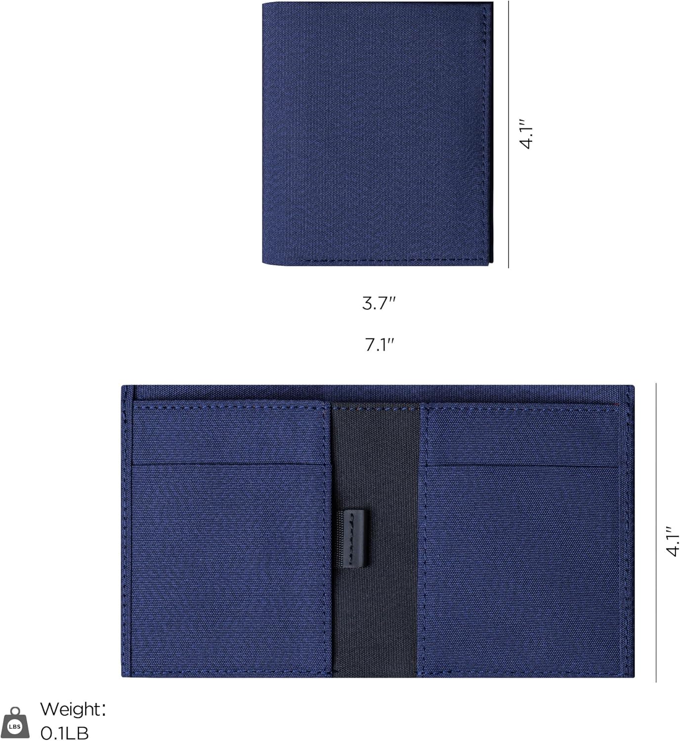 ALPAKA Ark Bifold Cash Wallet - Minimalist Front Pocket Wallet for Men Daily Use,Magnetic Closure for Security