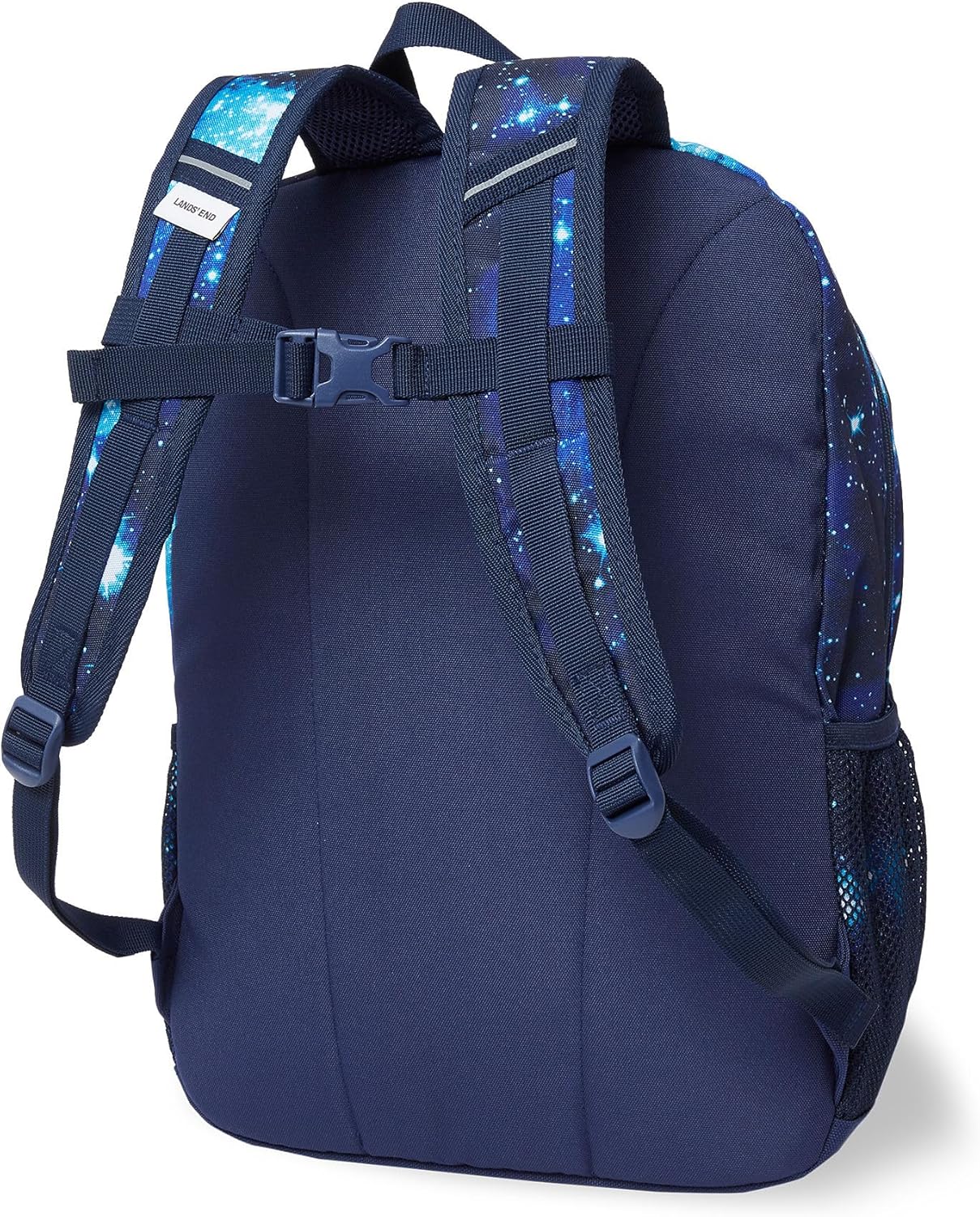 Lands' End Kids' ClassMate Backpack Navy Mystery Galaxy Medium